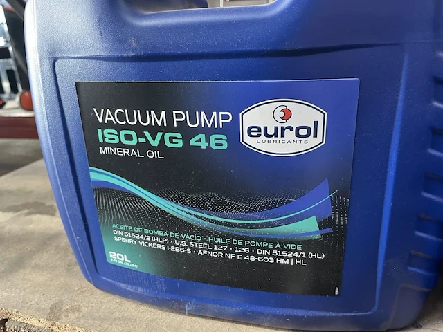 7 bidons diverse olie eurol - 20 l - afbeelding 6 van  6