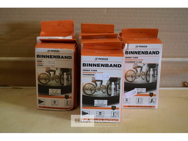7 binnenbanden fiets 28x1 1/2 - afbeelding 1 van  2