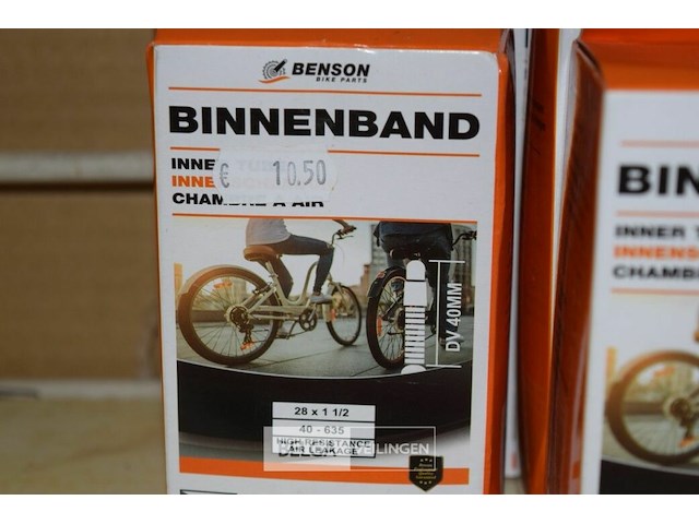 7 binnenbanden fiets 28x1 1/2 - afbeelding 2 van  2