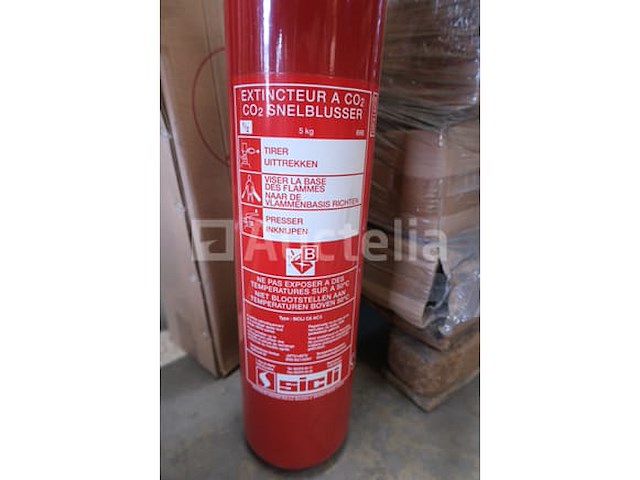 7 co2-brandblussers - 5 kg sicli - afbeelding 3 van  6