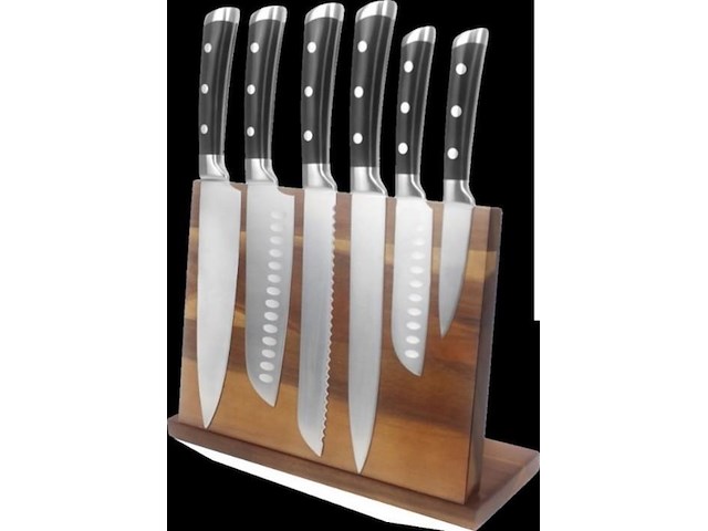 7 delig messenset met magneetblok - afbeelding 1 van  1