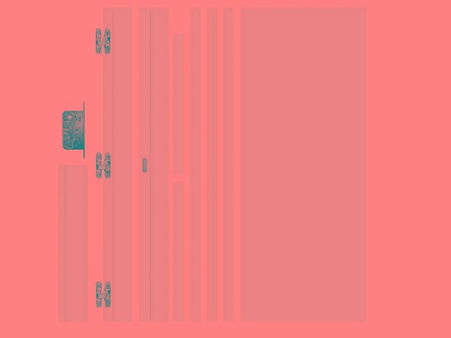 7 deuren - volledige set - wit gelakt - afbeelding 3 van  9