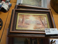 ±7 div kleine schilderijen - afbeelding 1 van  2