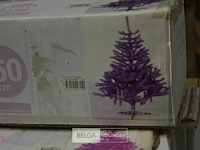 ±7 div plastieken kerstbomen ±150cm - afbeelding 2 van  3