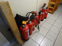 7 diverse brandblussers - afbeelding 1 van  1
