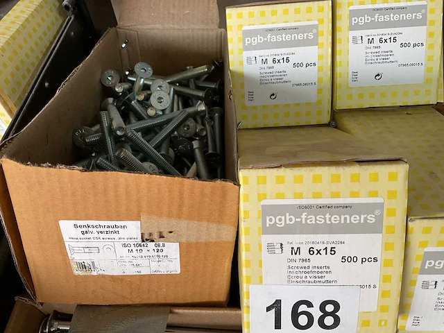 7 dozen bouten en bevestiging deels inox - afbeelding 2 van  6