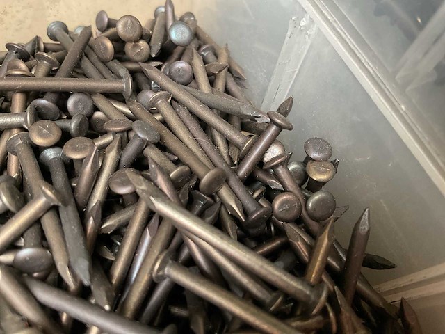 7 dozen geharde stalen nagels - afbeelding 3 van  6