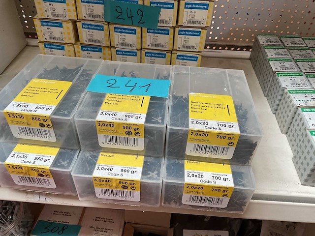 7 dozen geharde stalen nagels - afbeelding 6 van  6