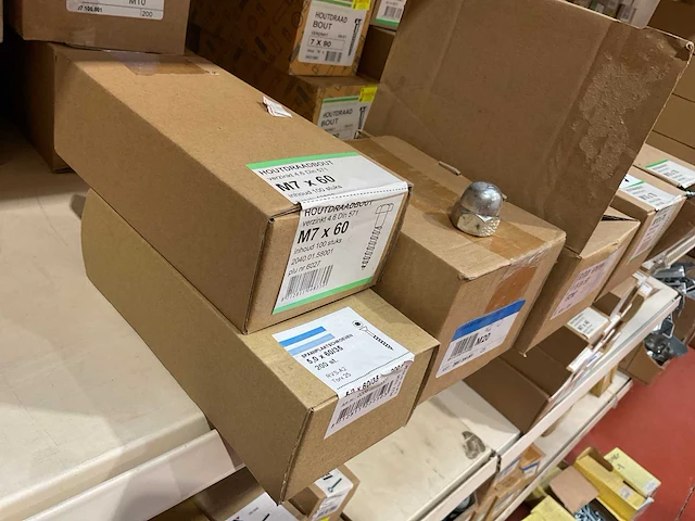 7 dozen hout schroeven bolmoeren - afbeelding 7 van  8