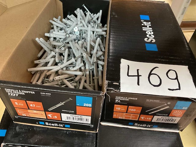 7 dozen houtschroeven en slag pluggen - afbeelding 2 van  5