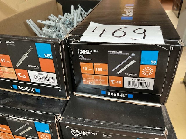 7 dozen houtschroeven en slag pluggen - afbeelding 3 van  5