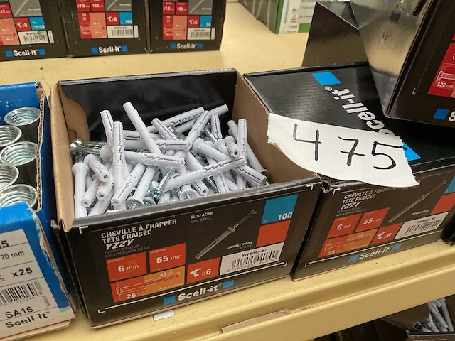 7 dozen houtschroeven en slagpluggen - afbeelding 4 van  7