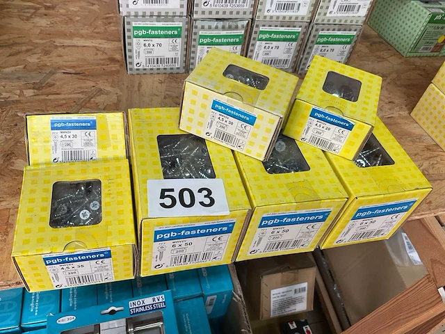 7 dozen houtschroeven - afbeelding 1 van  6