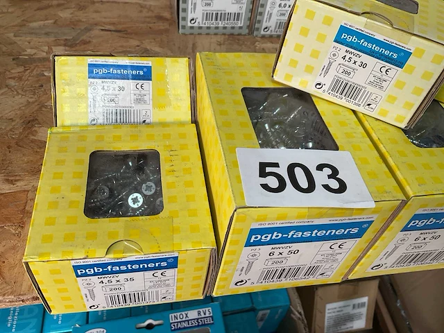7 dozen houtschroeven - afbeelding 2 van  6