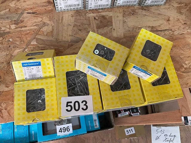 7 dozen houtschroeven - afbeelding 4 van  6