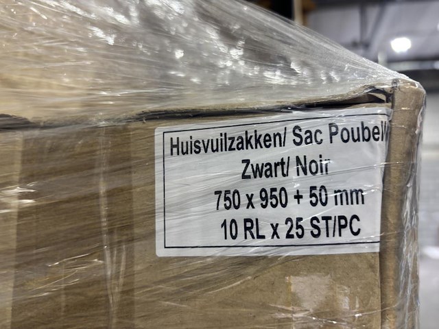 7 dozen huisvuilzakken 75x95 - afbeelding 2 van  2