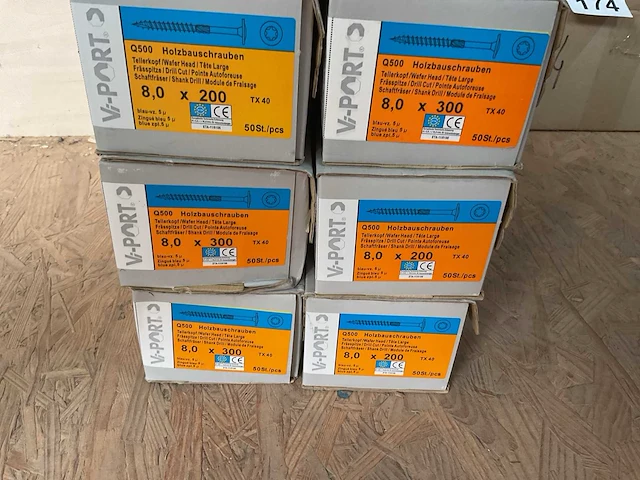 7 dozen lange hout schroeven - afbeelding 2 van  5