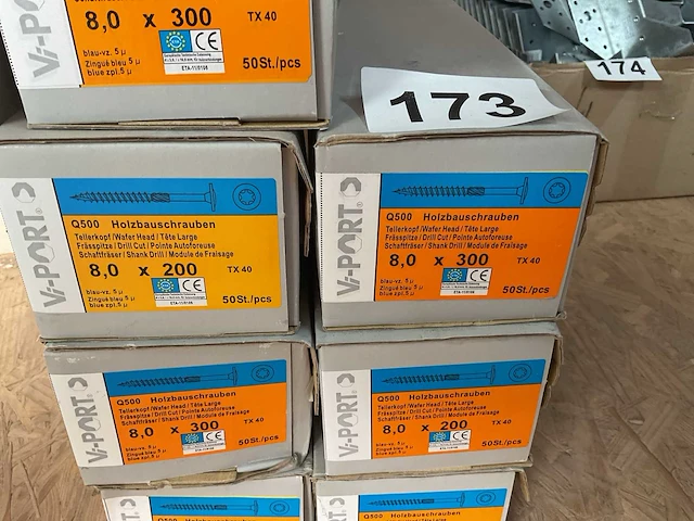 7 dozen lange hout schroeven - afbeelding 3 van  5