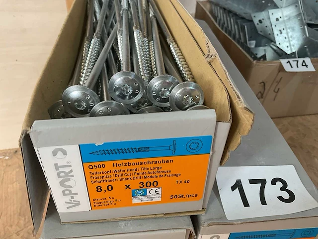 7 dozen lange hout schroeven - afbeelding 4 van  5