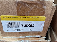 7 dozen muurschroeven - afbeelding 2 van  7