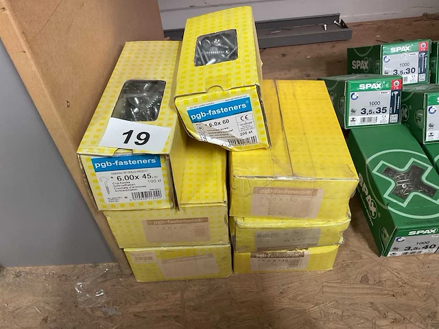 7 dozen schroef haken schroeven nagels - afbeelding 1 van  7
