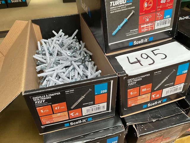 7 dozen slag pluggen en schroeven - afbeelding 2 van  5