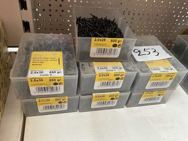 7 dozen staal nagels - afbeelding 3 van  3