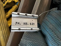 7 en 8 meter partij zware last hijslinten - afbeelding 4 van  6