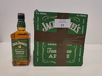 7 flessen jack daniels tennessee apple likeur