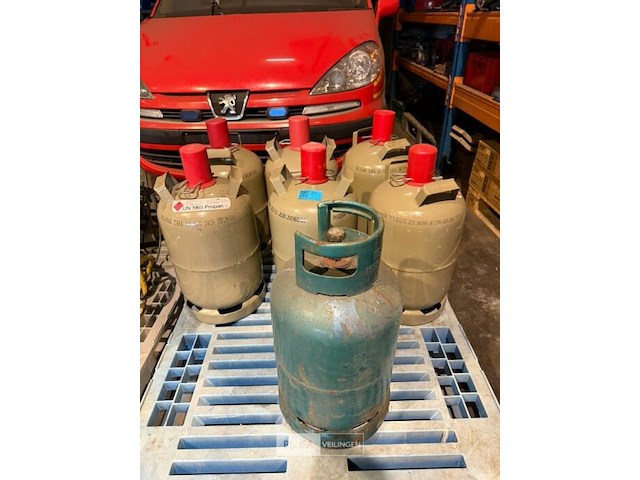 7 gasflessen - afbeelding 2 van  4