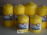 7 gele kaarsen div maten - afbeelding 2 van  2