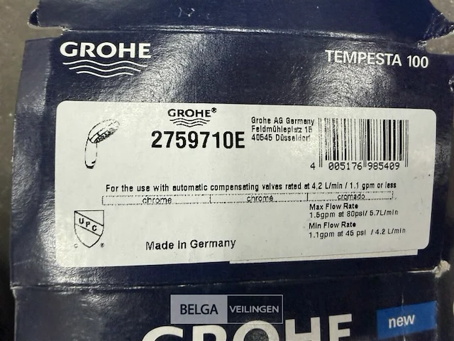 ± 7 grohe douchekoppen - afbeelding 4 van  6