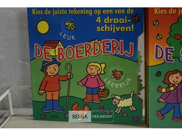 7 kinderboeken met draaischijf - afbeelding 2 van  3