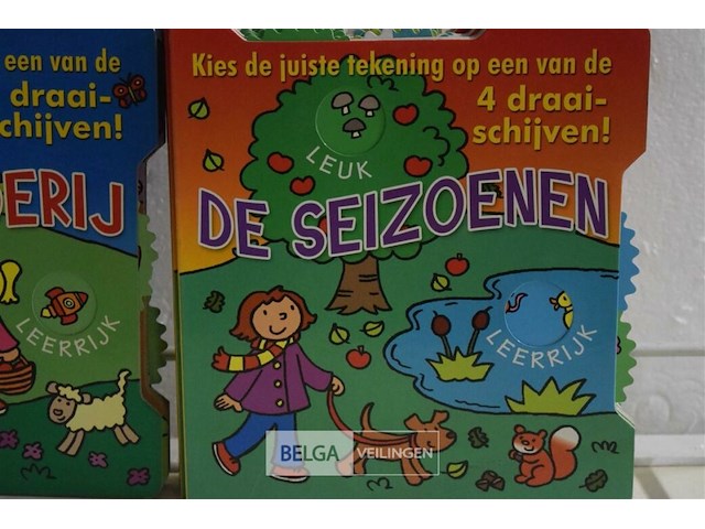 7 kinderboeken met draaischijf - afbeelding 3 van  3