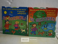 7 kinderboeken met draaischijf