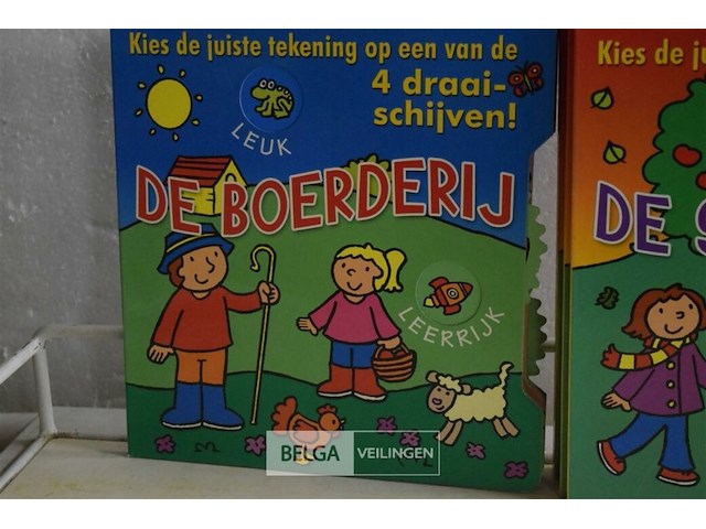 7 kinderboeken met draaischijf - afbeelding 2 van  3