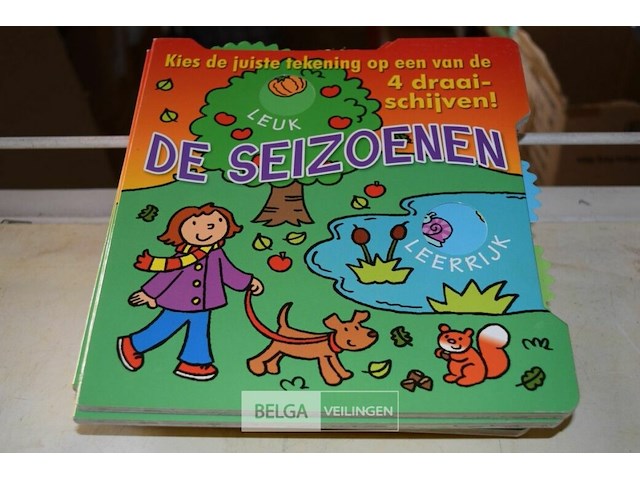 7 kinderboeken met draaischijf - afbeelding 1 van  2