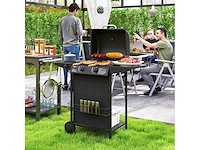 7 kw gasbarbecue op trolley, met 3 branders - afbeelding 1 van  5