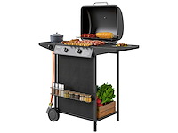 7 kw gasbarbecue op trolley, met 3 branders - afbeelding 2 van  5