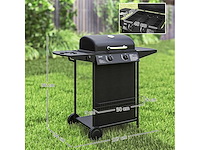 7 kw gasbarbecue op trolley, met 3 branders - afbeelding 3 van  5