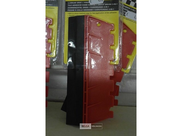 7 lijmkam grof 2 in 1 voegrubber - afbeelding 2 van  2
