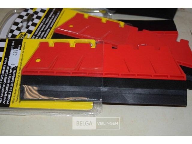 7 lijmkam grof + voegrubber 2-in -1 - afbeelding 2 van  2