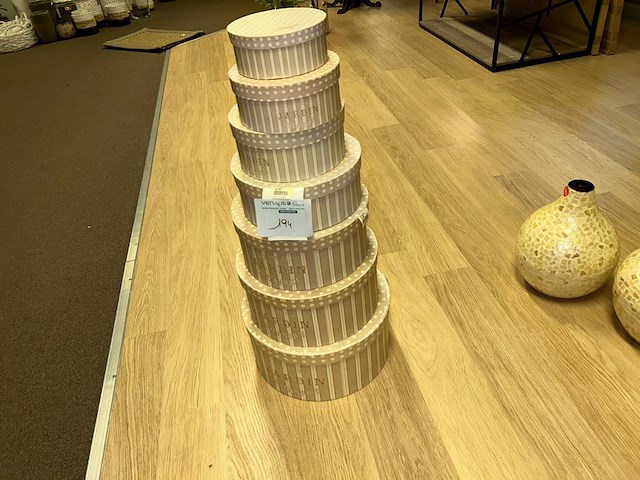 7 opbergdozen jardin - afbeelding 1 van  5