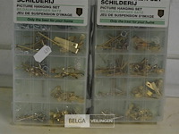 7 ophanghaken set schilderij - afbeelding 2 van  3