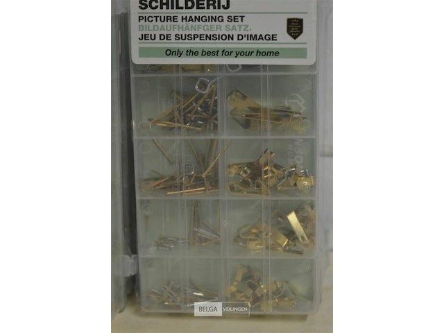 7 ophanghaken set schilderij - afbeelding 3 van  3