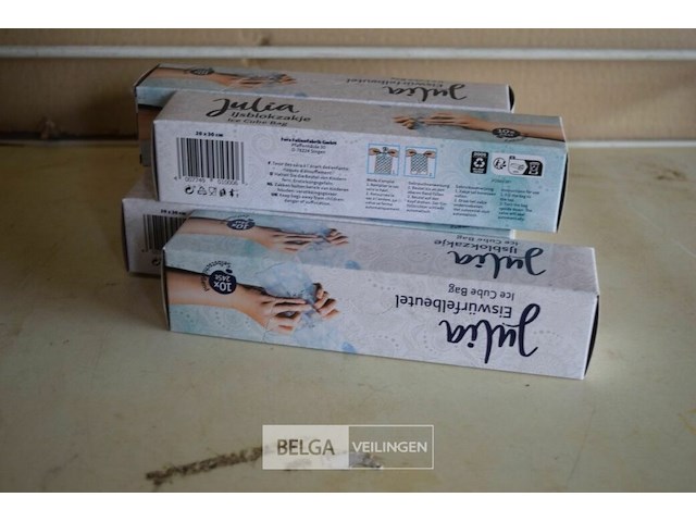 7 pakjes ijsblokzakjes 10x24st - afbeelding 1 van  2