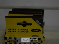 7 pakjes nietjes 8mm - afbeelding 3 van  3