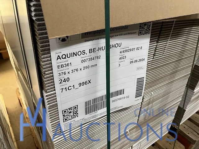 7 palletten kartonnen vouwdozen - afbeelding 5 van  6