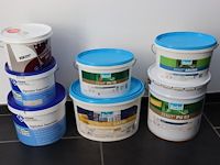 7 potten diverse muurverven - afbeelding 1 van  4
