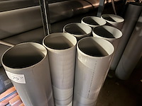 7 pvc afvoerbuizen - grijs - dia 250 - afbeelding 2 van  3